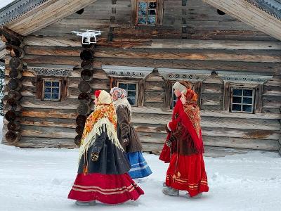 «Малые Корелы» стали съёмочной площадкой для фильма Натальи Бондарчук «Снегурочка»  